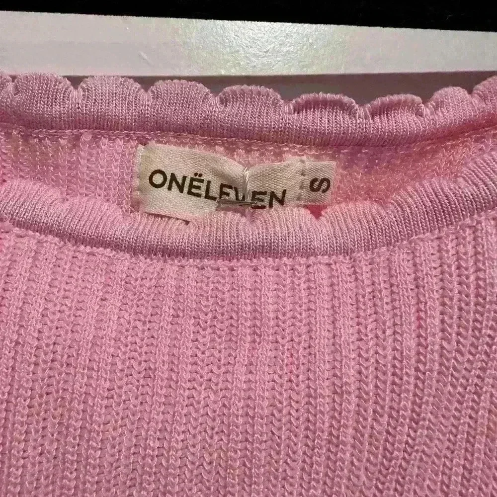 Oneleven Size Small Pink/Orange multicolor Sweater Dress NWT - Picture 3 of 4